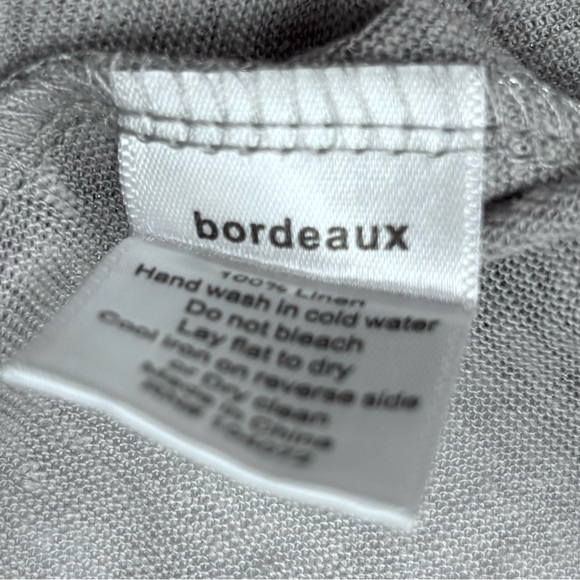 BORDEAUX Anthropologie Women’s XS Silver Metallic Swing Dress Tunic A-Line Top - Picture 12 of 13